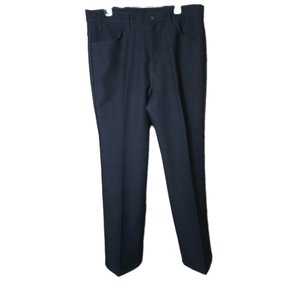 Levi's Vintage Men's Action Slacks Size 38x30 Blue Dress Pants USA Made t73